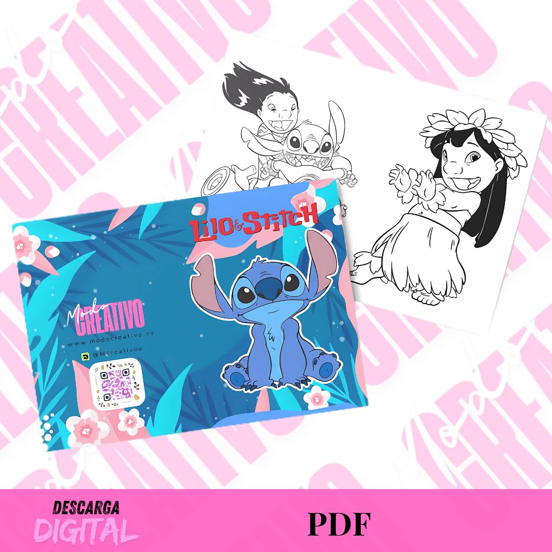 Libro de colorear Lilo & Stich